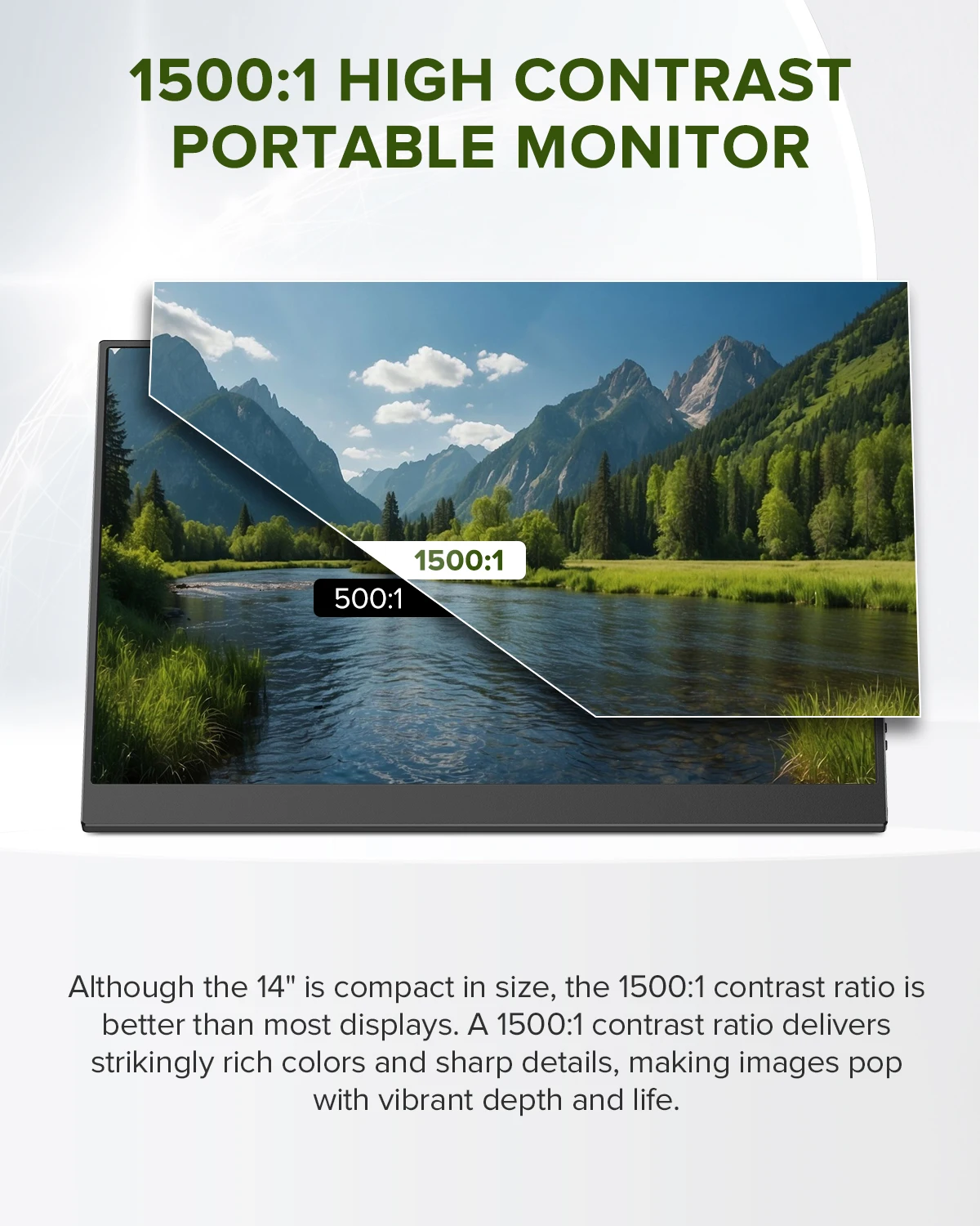 Imagem -04 - Mini Monitor Portátil Hdmi Portátil Monitor Externo para Macbook Pro 14 Iphone 15 Ps5 Xbox Switch pc Gamer Cdisplay Usb-c 2k 14