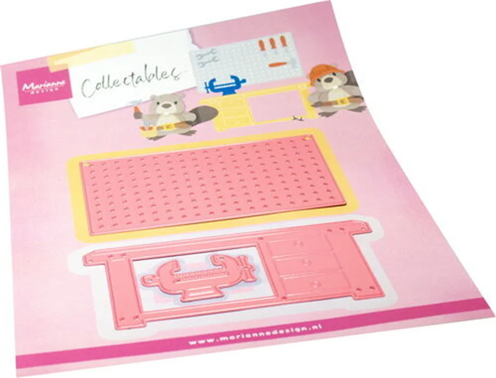 Craftables Stencil Gears Punch Die XL - Moeren & Bouten Truck Verkeer Metaal Snijmallen voor DIY Handgemaakte Scrapbook Mei 2026 Nieuw