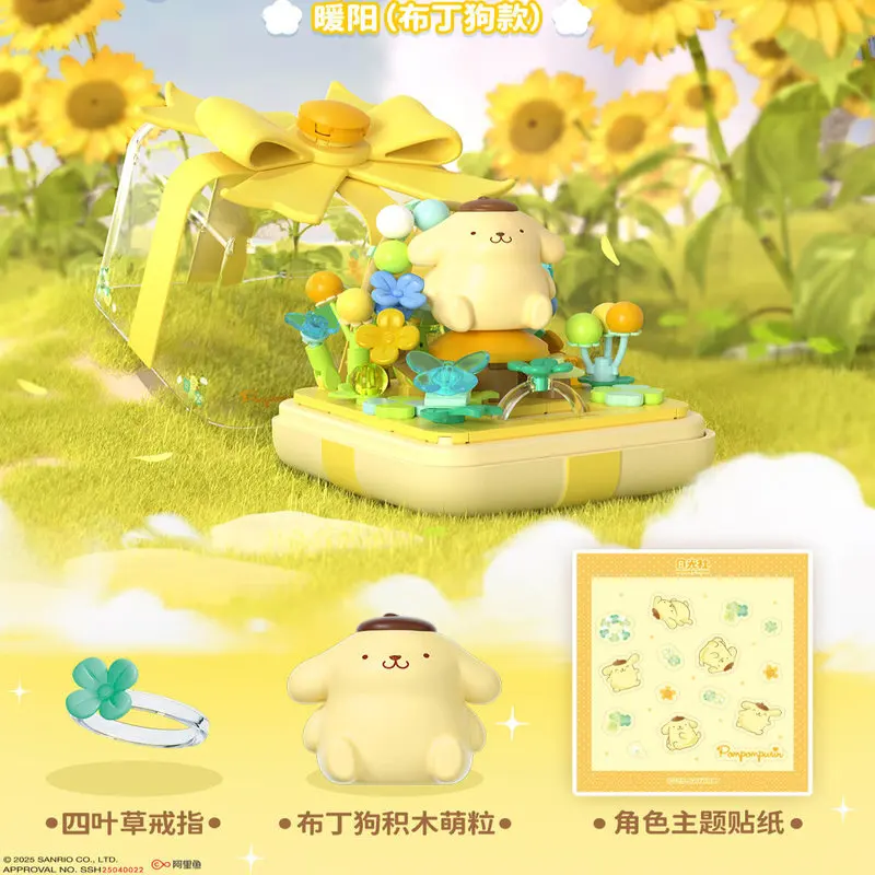 Authentische Sanrio Family Ring Box Star Wish Fingertip Montage Spielzeug Kreative dekorative Ornament Valentinstag Geschenk