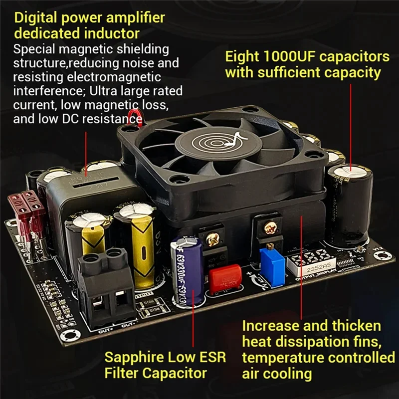 500 واط PW500 الداعم لوحة تركيبية 12 فولت 24 فولت حتى 24 فولت-50 فولت قابل للتعديل متعددة الوظائف وحدة مريحة مع عرض الجهد سهلة الاستخدام-A