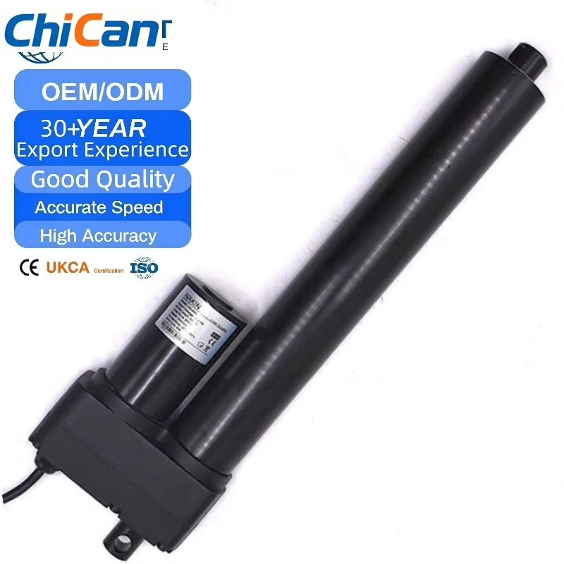 

【Smart】100mm 400mm 4inch 8inches Electric Linear Motion Actuator 12V DC 24vdc Motor 10000N 2200LB Load Industrial Use Permanent