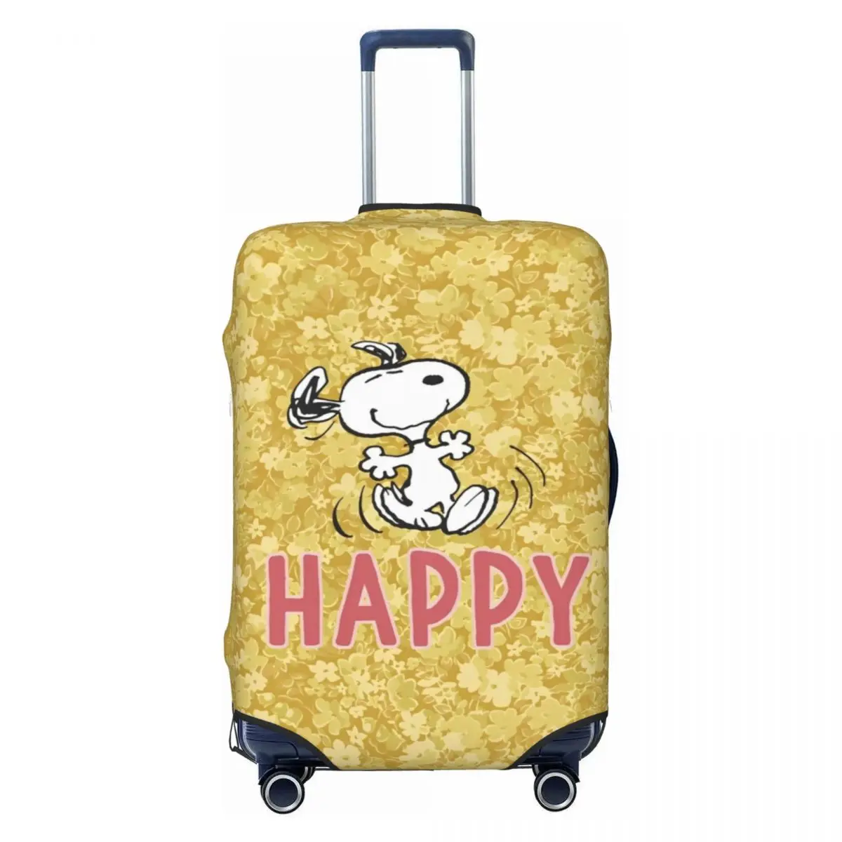 Snoopy Cartoon Suitcase Cover Peanuts Cute Snoopy Business Vacation Useful Luggage Supplies Protection