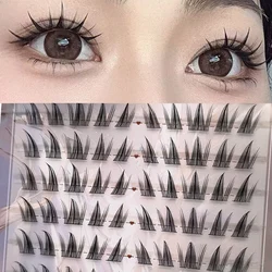 False Eyelashes Individual Lash Clusters Manga Fluffy Soft Natural Anime Lashes Extension Supplies Beauty Makeup Product Kit