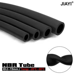 NBR 3mID2/3/4/5/6/7/8/9/10/mm Black Rubber Hose Fuel Line Hose Oil Resistant Rubber Hose Flexible High Presure Soft Tube
