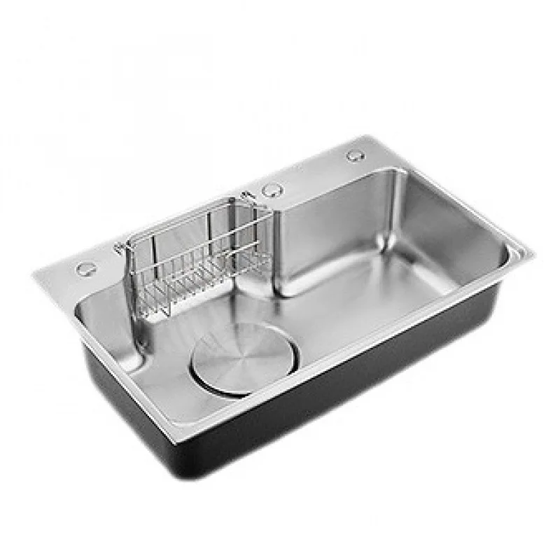 304 stainless steel kitchen Japanese style single basin water single dishwasher embedded under the table basin vegetable washing