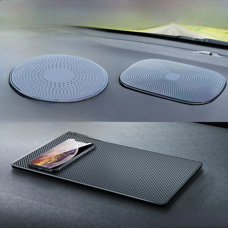 

Нескользящий автомобильный коврик для декора салона, держатель для телефона, термостойкий, устойчивый к высоким температурам, коврик на приборную панель автомобиля