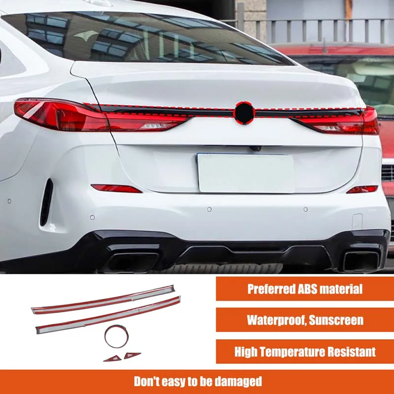

Fit For 2020-2024 BMW 2 Series F44 ABS carbon fibre Body kit Rear Tail Gate Trunk Back Door Lid Strip Cover Rear badge strip