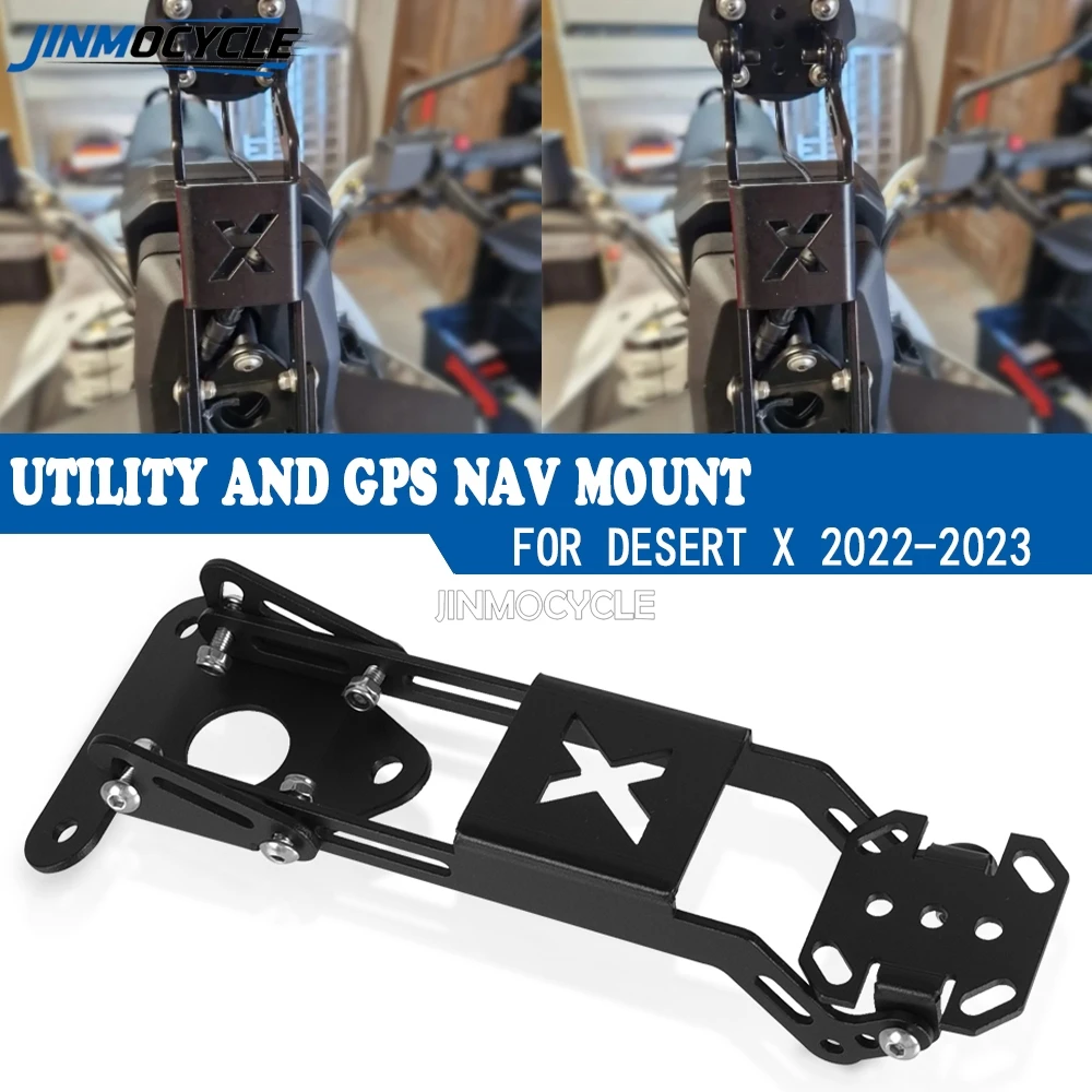 

For Ducati DESERTX Utility GPS Mount 2022 2023 Desert X 2024 Motorcycle Aluminium Navigation GPS Support Mount Bracket Holder