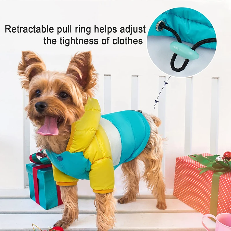 Waterproof Pet Dogs Down Jacket Winter Dog Clothes Puppy Coat French-Bulldog Pug Clothing For Small Large Dogs Chihuahua Yorkies