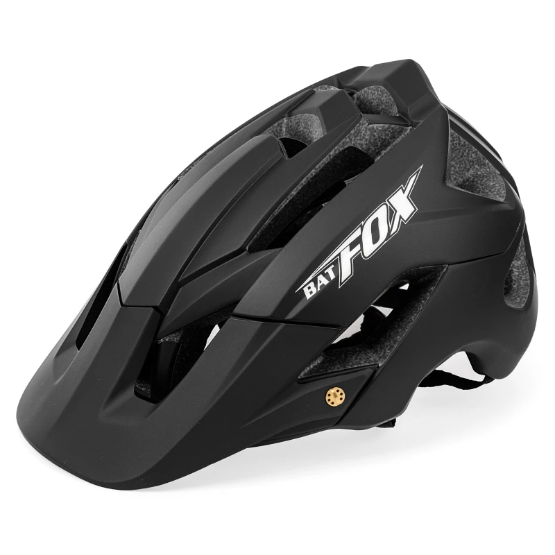 BATFOX-casco de ciclismo para hombre y mujer, protector de cabeza moldeado integralmente para bicicleta de montaña, 2024