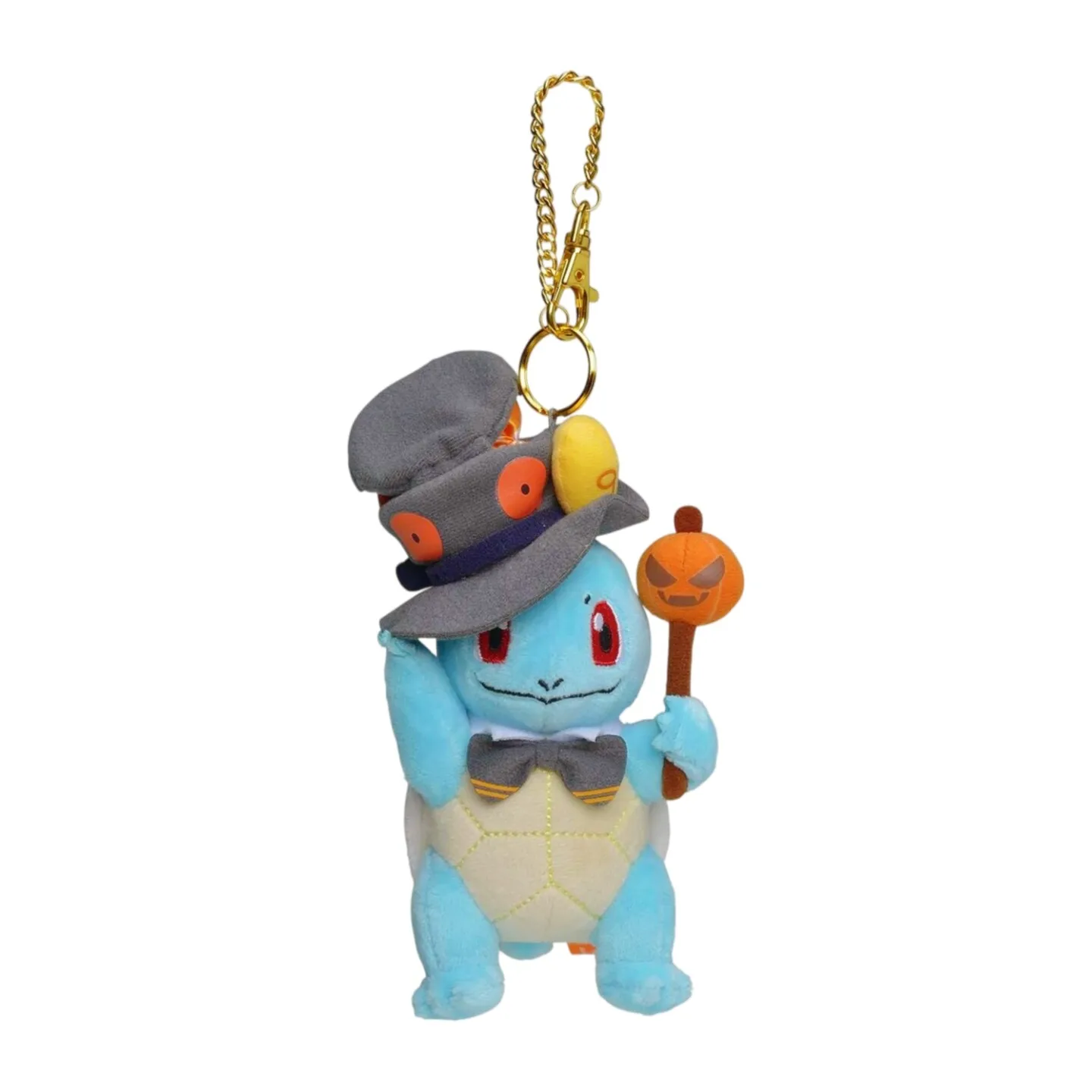 Pokémon Halloween Squirtle Pumpkin Cosplay 17cm Plush Keychain Backpack Charm Holiday Gift