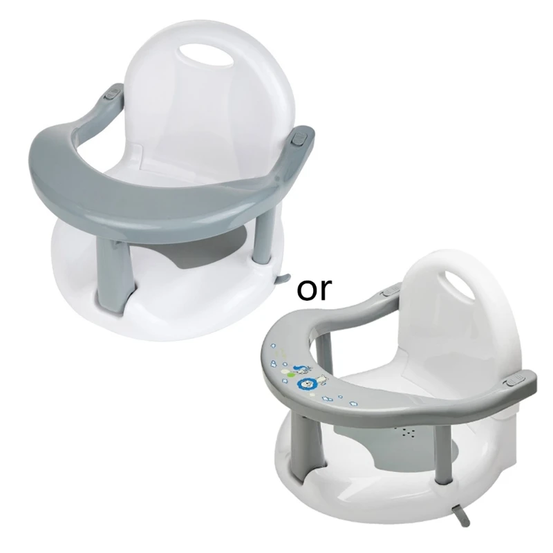 Foldable Baby Bath Stool Strong Suction Cup Toddlers Chair Bathtub Support Base