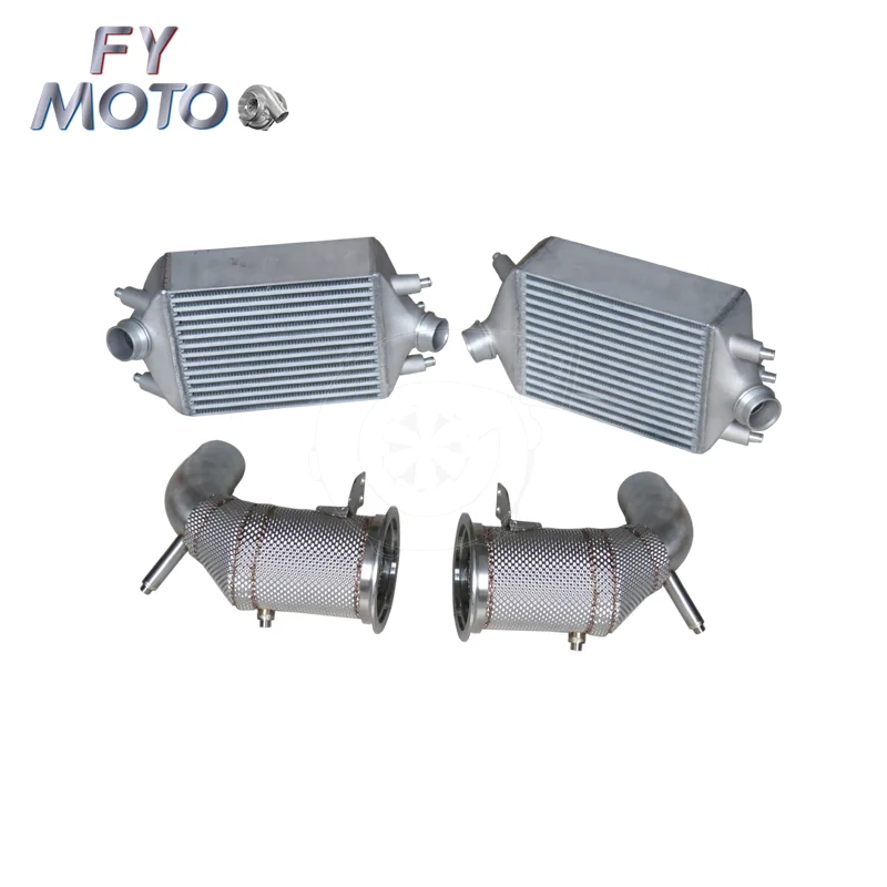 

Intercooler + Exhaust Downpipe For 991.1 & 991.2 Turbo/Turbo S Vehicles. (2013-2019)