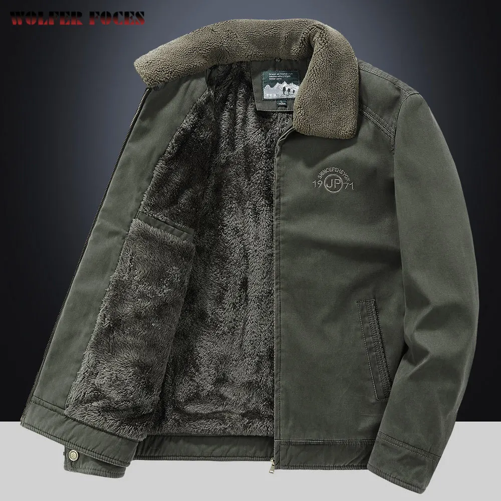 Men's Padded Winter Parka Tactical Bomber Jacket