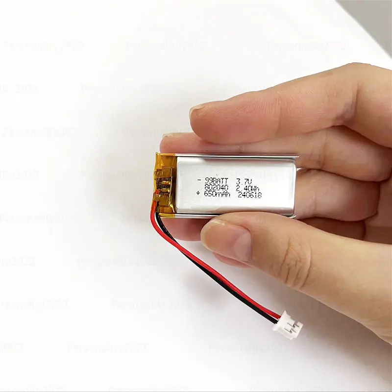 10 قطع 3.7 فولت بطارية ليثيوم بوليمر ليبو 650 مللي أمبير 802040   بطارية ليثيوم ناعمة للكشف عن الألعاب الإلكترونية والماسحات الضوئية لزجاج الواقع الافتراضي