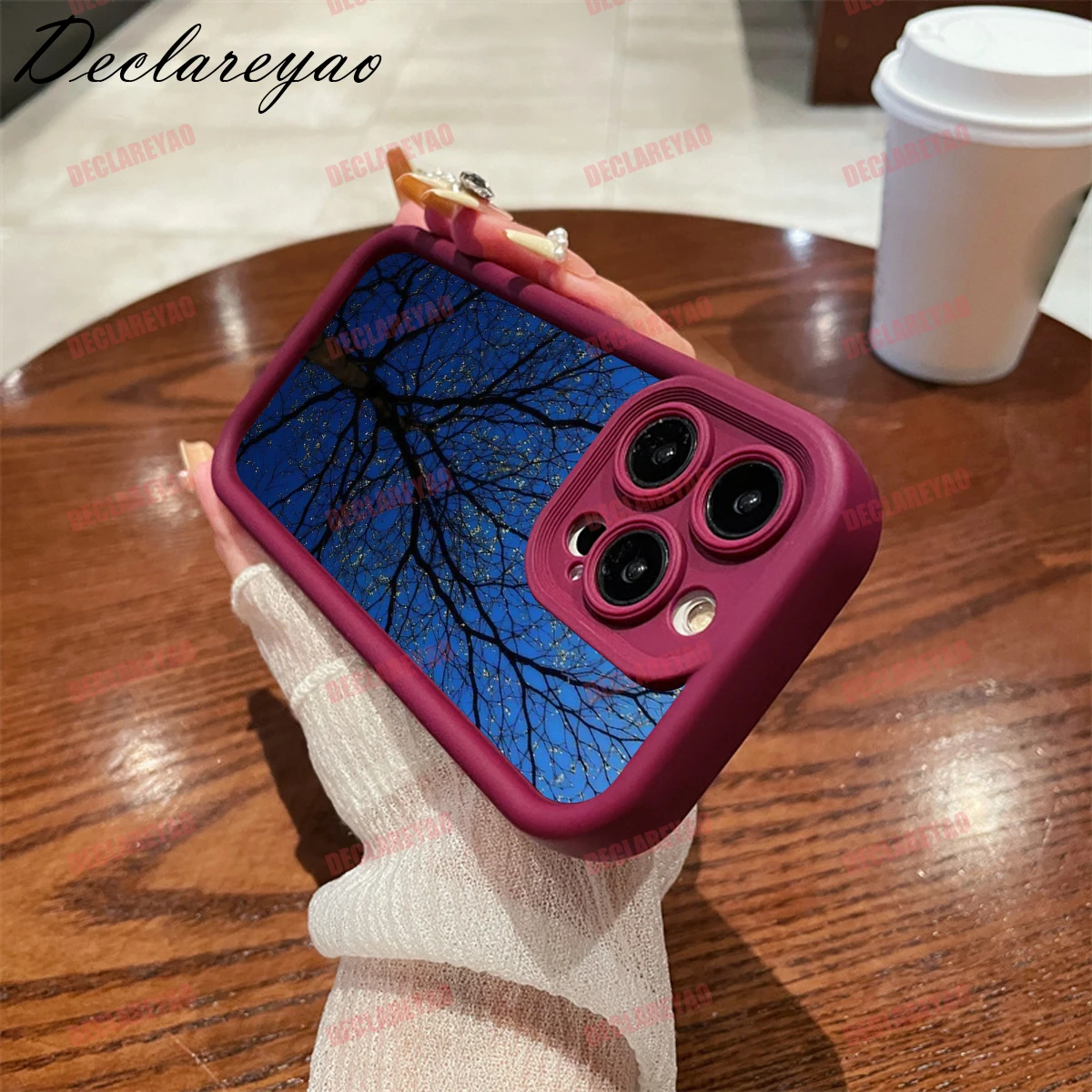 غطاء ناعم نحيف من مادة البولي يوريثان غير اللامعة من DECLAREYAO لهاتف Realme 60 V5 5 7 Pro Plus Note 13 30 GT6 8 C75 حافظة من السيليكون المقاوم للصدمات #1