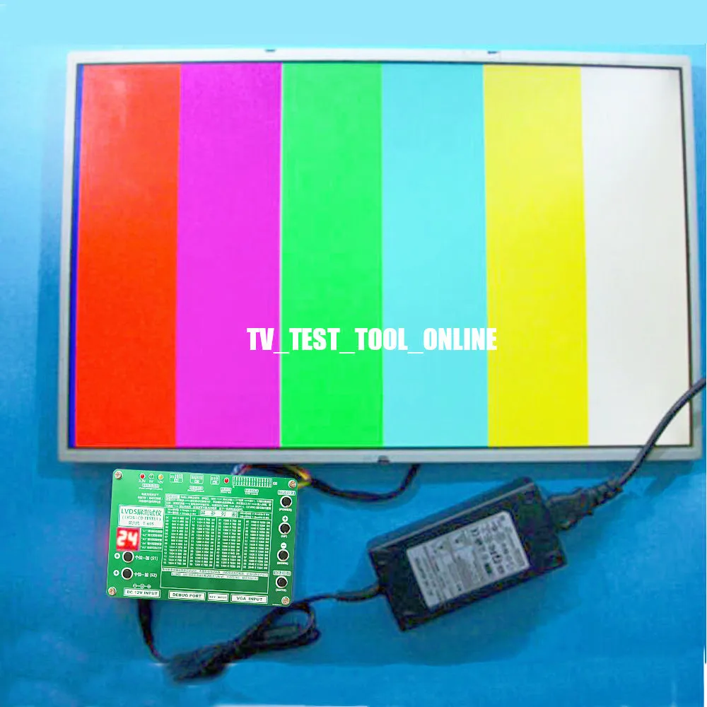 TV Screen Tester T-60S LVDS For Testing Laptop 2K TV Panel Support 7- 84\