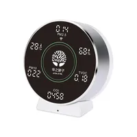 Smart Home Multi-function Air Quality Monitor CO2/PM2.5/PM1.0/PM10/TVOC/ Tuya Smart APP Control