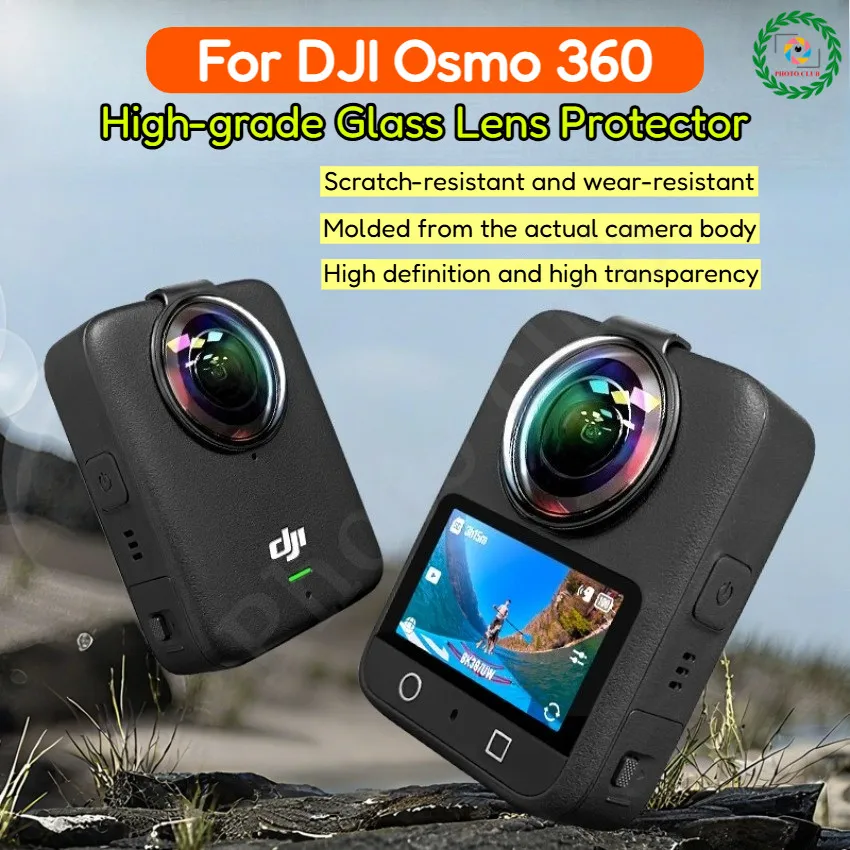 

Защитное стекло/защитная пленка из закаленного стекла для DJI Osmo 360 / Защитный чехол из стекла для DJI Osmo 360