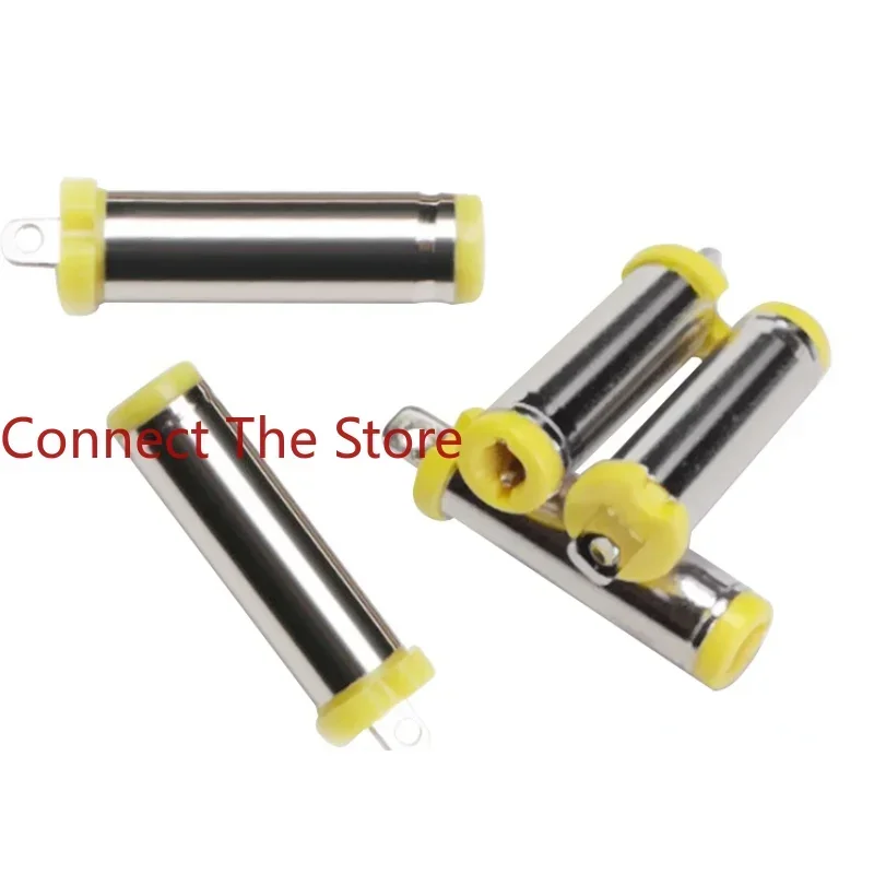 10PCS DC Injection Head 5.5*2.5 Tuning Fork *21.5MM  Plug 5525 Audio   All Copper Environmental Protection.