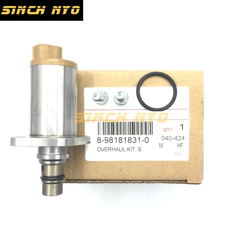 New High Pressure Fuel Pump Regulator Suction Control SCV Valve 294200-3670 8-98181831-0 For Isuzu 6HK1 Hino J08 Tractor 6081T