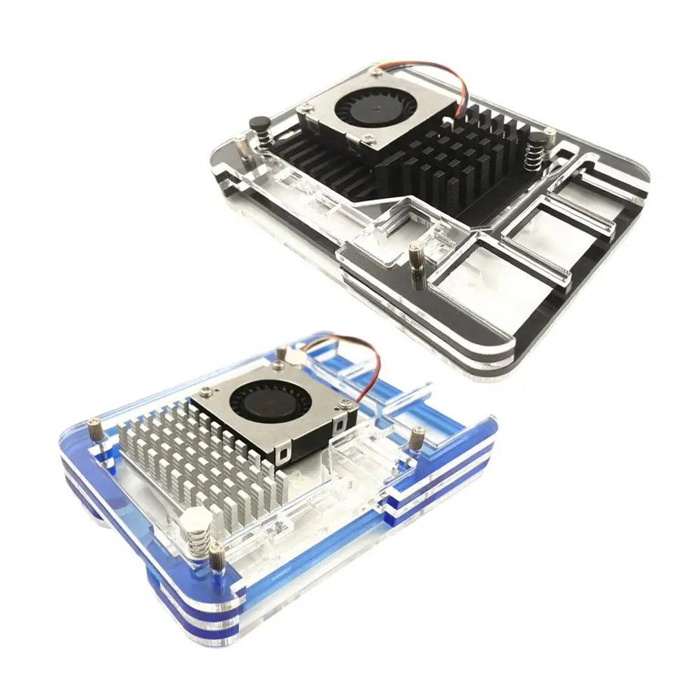 New 5 Layers Acrylic Case For Raspberry Pi 5 Case Enclosure 5B505 Compatible With Raspberry Pi 5 Active Cooler