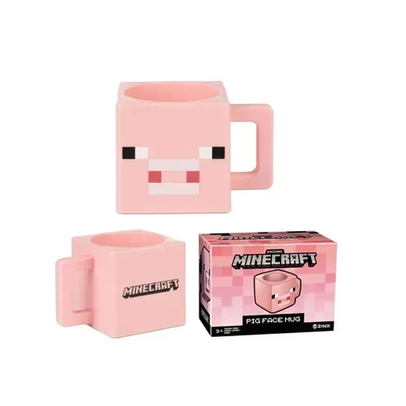 230ml Minecraft 3D Mug Capacity TNT Coolie Fear Block Grassland Pink Pig and Horse Minecraft Alex Mug Novelty Mug Coffee Mug Toy