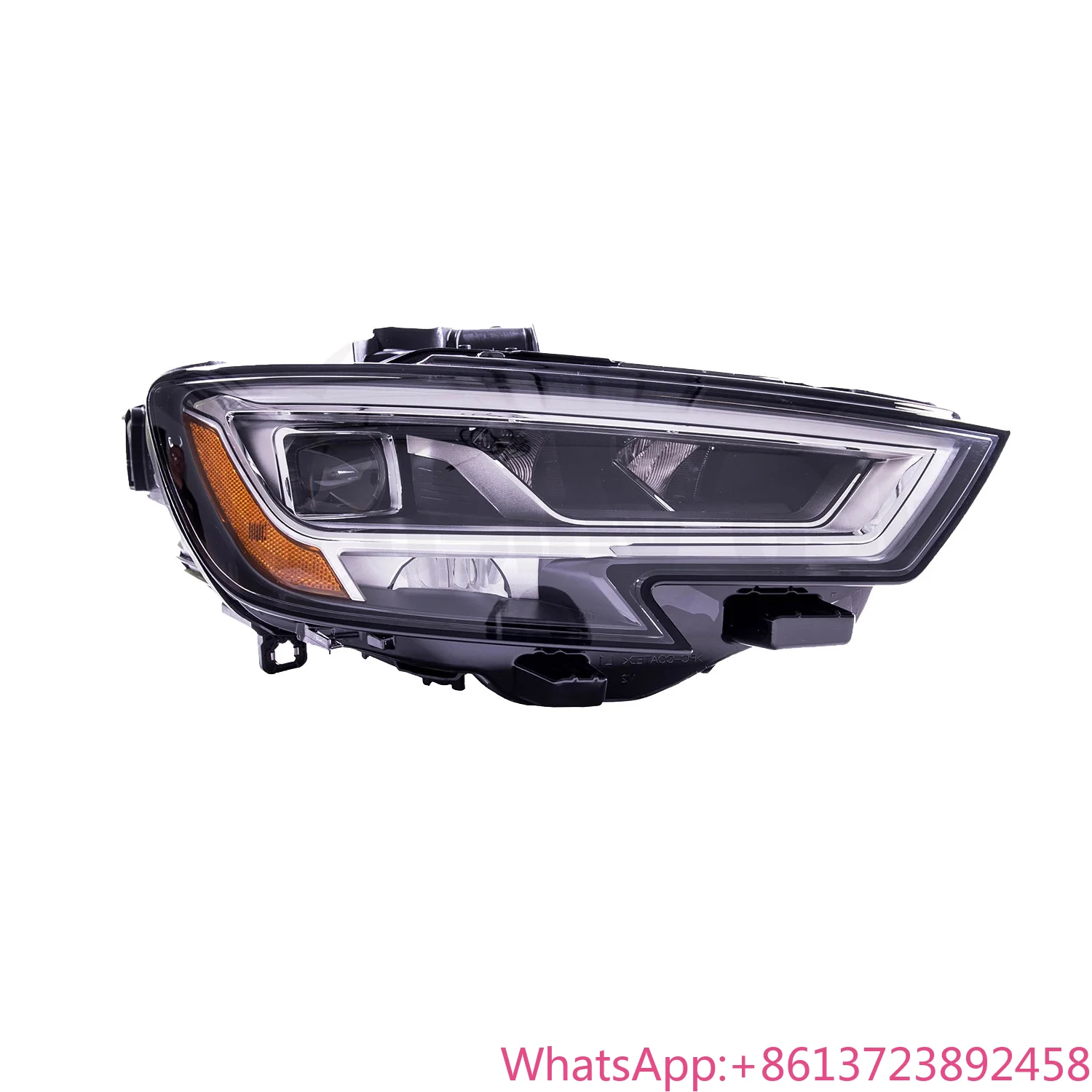 

For For US Version Audi Left Right A3 2017-2020 A3 Quattro S3 RS3 Headlight LED New High Quality 12V 6000K Black Long Life