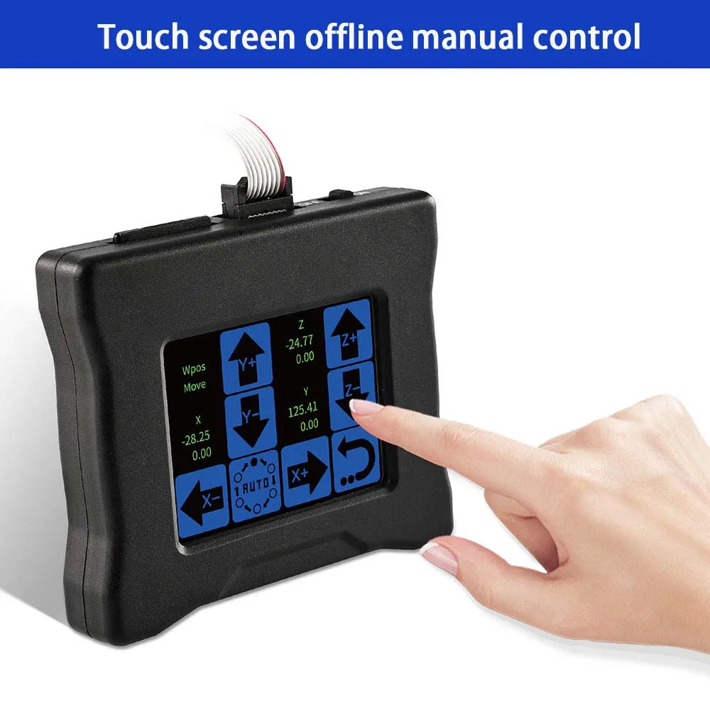 

Offline Controller for CNC 3-Axis Small Engraving Machine GRBL Offline Controller with Touch Screen Offline Hand Control