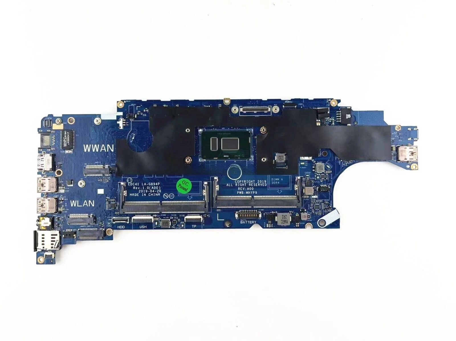 

For DELL 5400 Main Board LA-G894P 0M9MXD