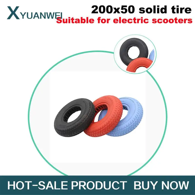 

200x50 solid Electric Scooter tire for KUGOO S1 S3 for KUGOO S1 S3 For Speedway mini 4 8x2.00-5tubeless wheel 8 Inch tyre