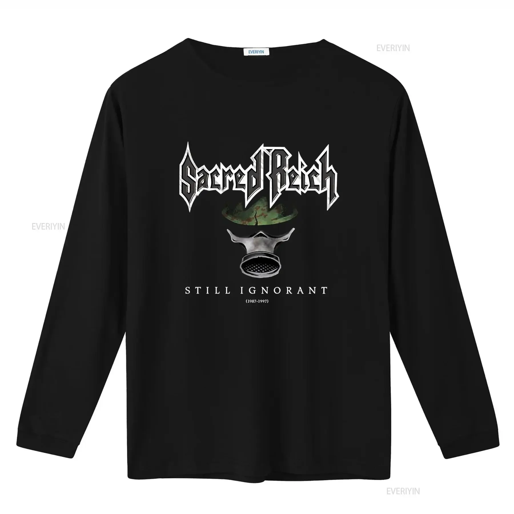 Sacred Reich Band Inspired Black T Shirt Still Ignorant 1987 1997 Design All Sizes Available For Fans PP1506 vintage Washed