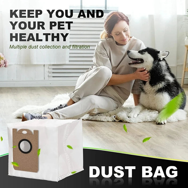 كيس غبار لـ Proscenic M7 Pro M7 Max M8 Pro ، Kyvol ، Cybovac S31 ، Uoni V980 Plus Q6 ، ملحقات فراغ الروبوت ، الترويج