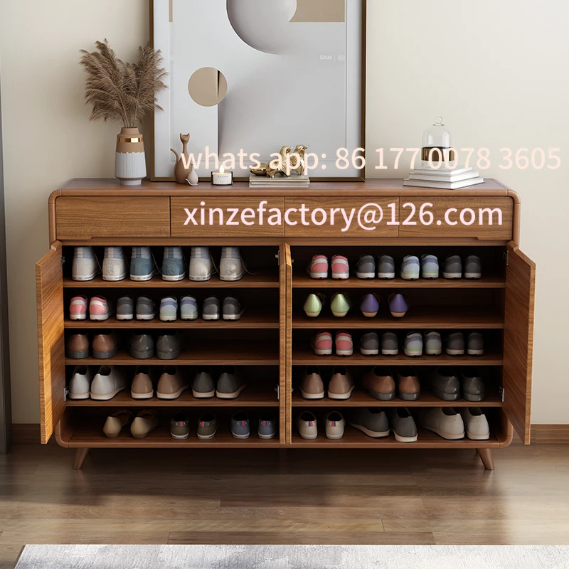 

Customizable Slippers Organizer Shoe Cabinet Storage Mobile Living Room Designer Luxury Box Shoe Shelf Vertical Entrance