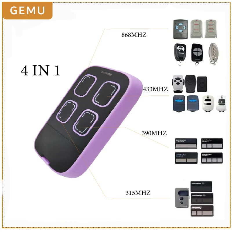 Imagen 7: Control Remoto Universal para Garaje, Duplicador de Comandos, Clonación, Autocopia, Automatización de Puertas, 280 MHz, 868 MHz, Código Variable