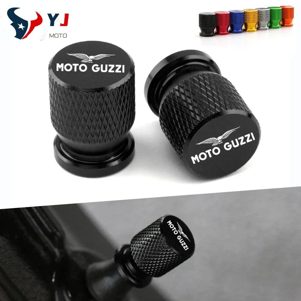 Motorcycle Accessories For Moto Guzzi V100 Mandello V7 V85tt Stone V8S TT Bobber Breva 850 1100 1200 Tire Valve Caps Stem Cover