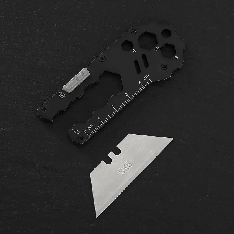 Imagem -05 - Multifuncional Art Mini Utility Knife Ferramenta de Edc Faça Você Mesmo Mini Nocturne Plantando Creative Box Cutter Opener em Aço Inoxidável