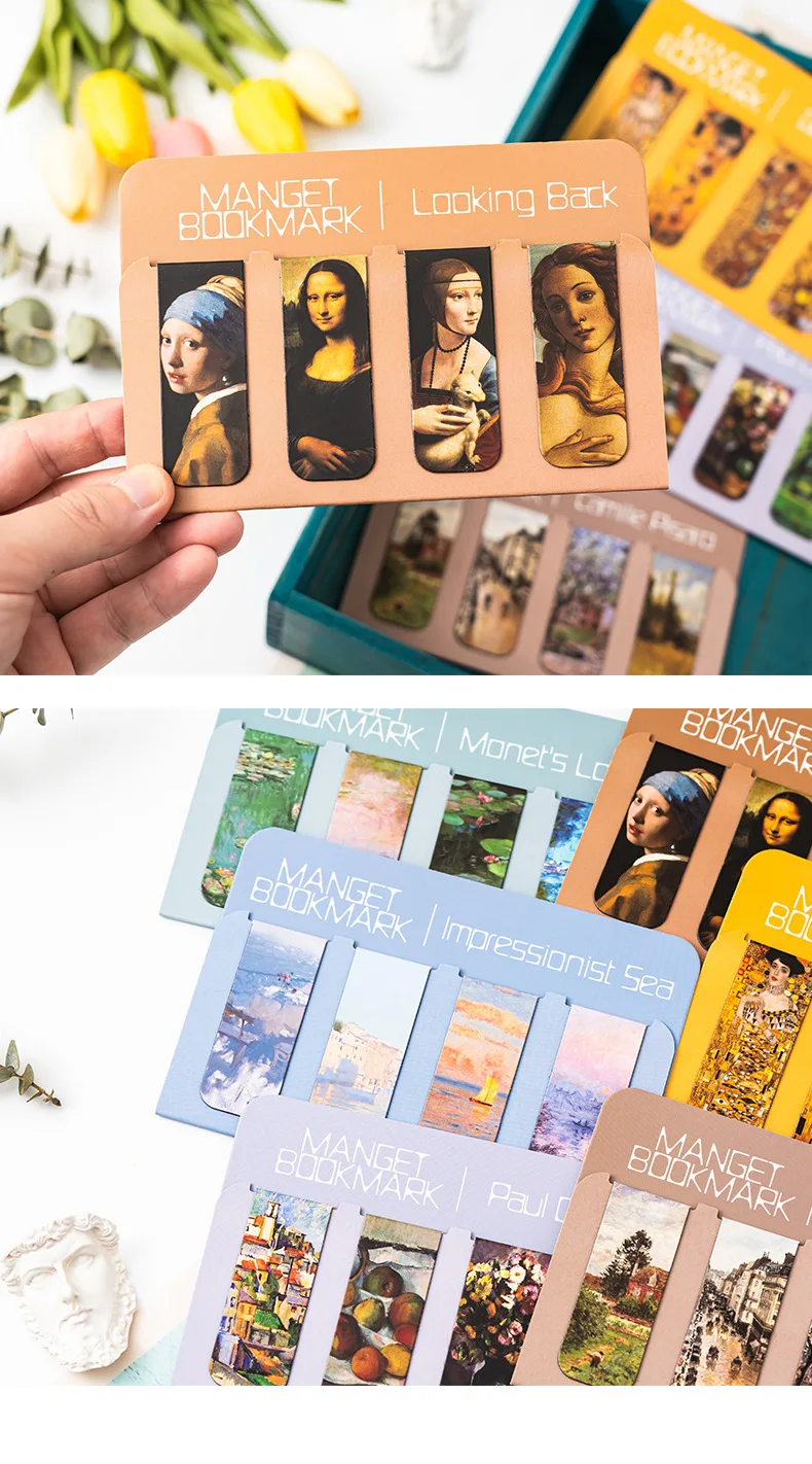 المرجعية المغناطيسية الأدبية من أمازون مشبك كتب مغناطيسي قديم لمكافأة الإشارة المرجعية على طراز Instagram للطلاب