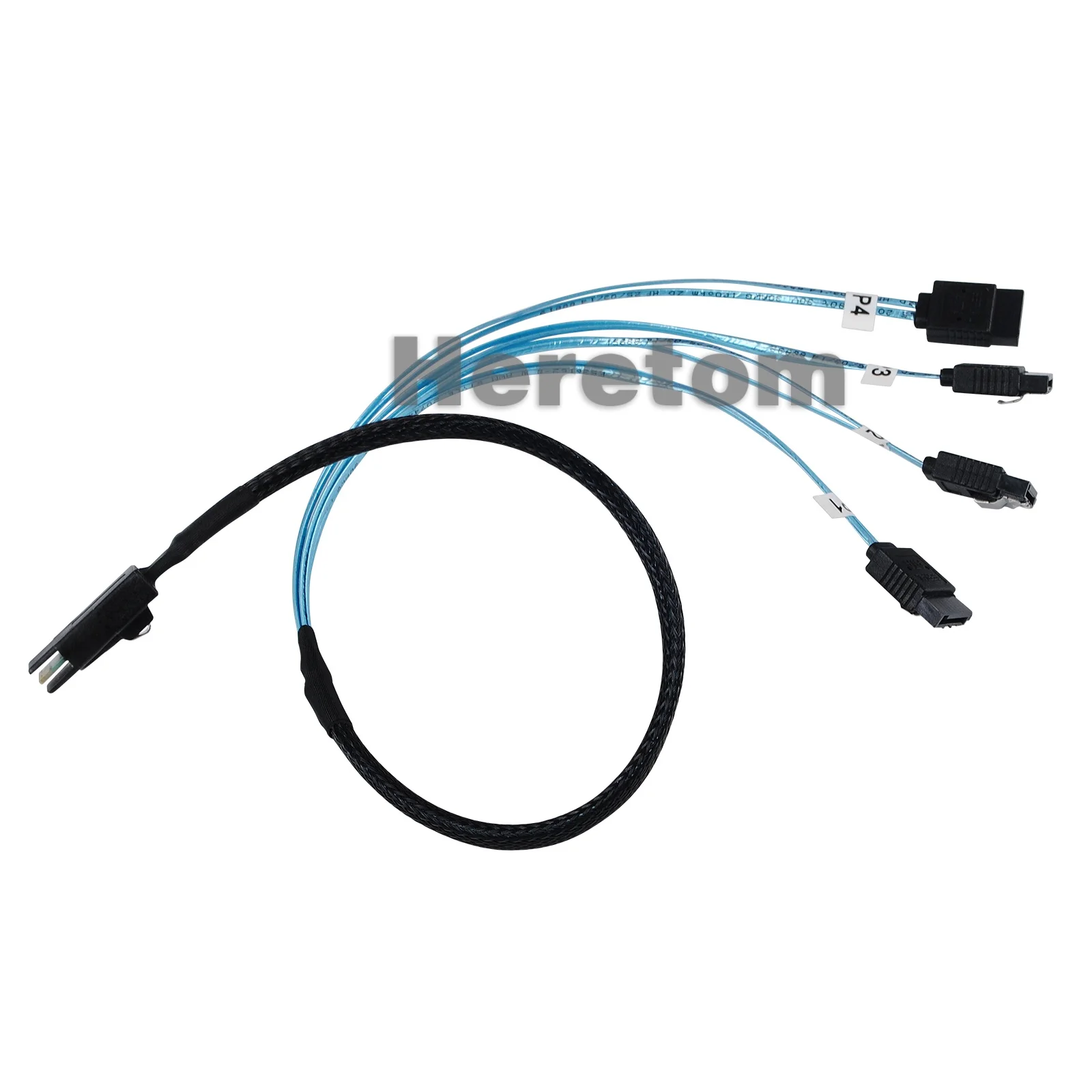 Reverse Mini SAS SFF-8087 36-PIN auf 4 SATA 7-PIN HD Reverse SATA-Kabel für Supermicro CBL-0116L 50/100cm