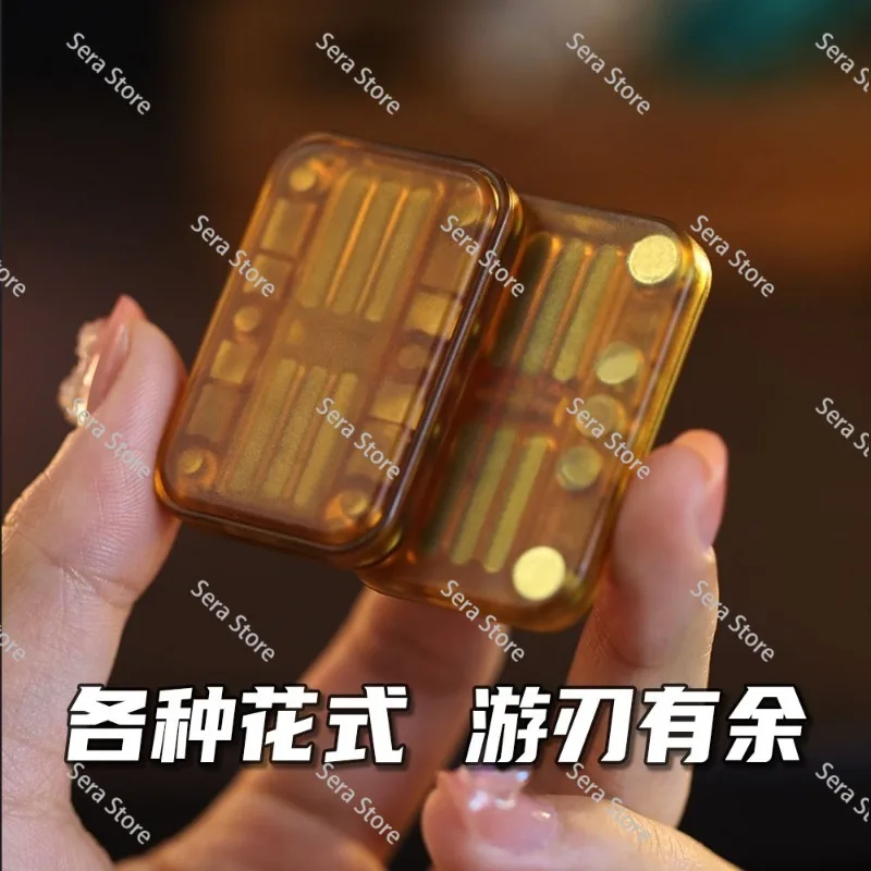 Magnetic Infinity Cube Fidget Toy Creative Fingertip Stress Relief Puzzle Block EDC Decompression Desk Plaything Push Card