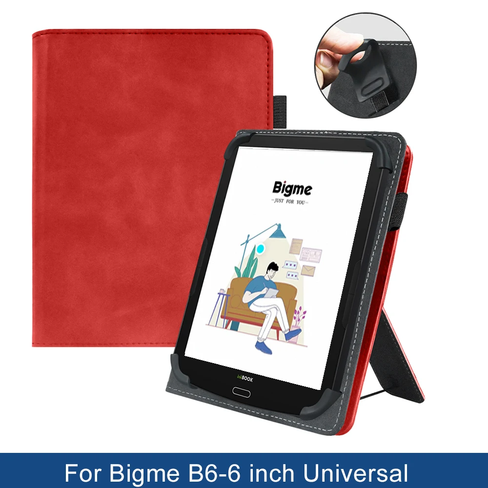 Custodia Universale Per Bigme B6 Per Meebook M6 M6C Custodia Per Ebook Da 6 Pollici Custodia Con Staffa Portatile-image