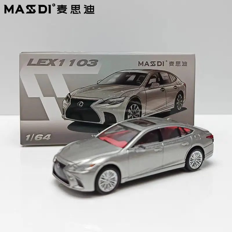 دييكاست 1:64 مقياس لكزس LS 500h 2020 سبيكة سيارة نموذج تحصيل لعبة هدية تذكارية عرض حلية #5