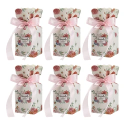 10PCS Wedding Candy Box European-style Creative Wedding Table Candy Fish Tail Vase Box, Forest Personality Candy Box Bag