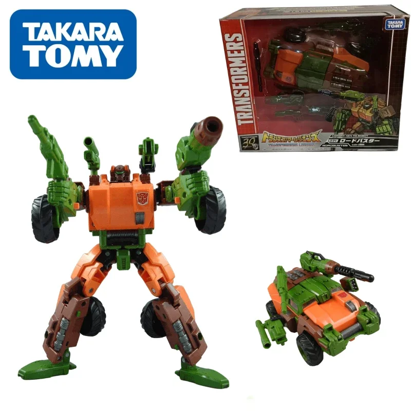 

In stock original TAKARA TOMY Transformers Japanese version LG-04 Roadhog PVC anime character action figure model toy