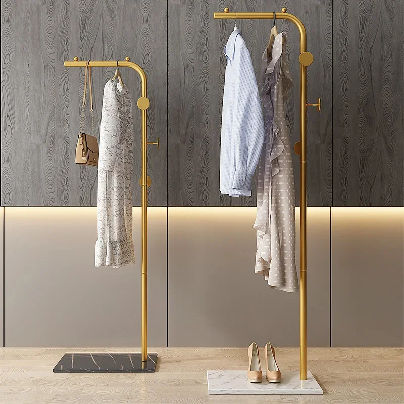 

Floor Standing Simple Clothes Hanger Iron Hat Rack Bedroom Hanging Clothes Rack Clothing Store Display Hanger