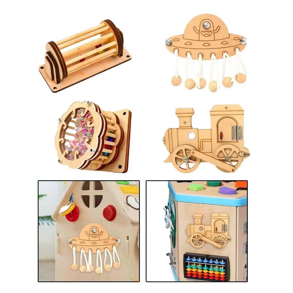 

Montessori Busy Board Accessories Busy Board DIY Toy Material Educational Learning Toy for Preschool Toddlers Kids Boy Girls