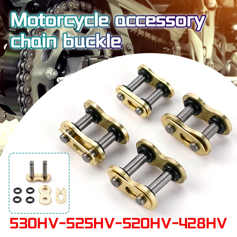 Motorrad Kette Schnalle Gold O-Ring Joint Did428Hv Did520Hv Did525Hv Did530Hv Pleuel Schloss Modifikation Zubehör