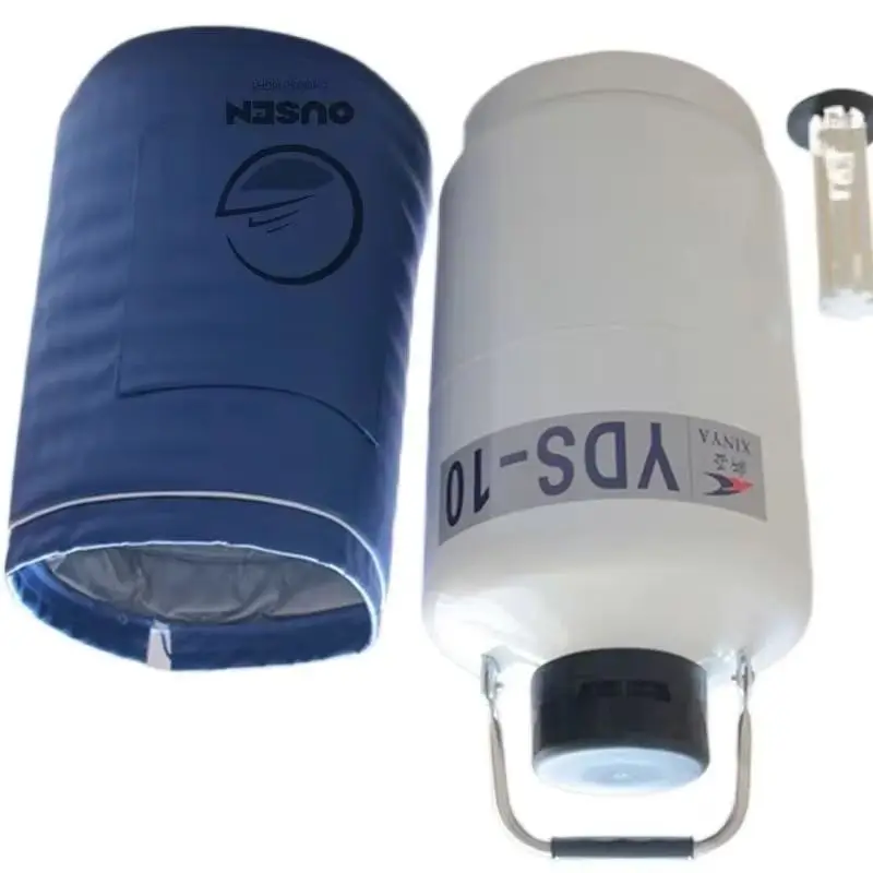 3/6/10/15/30L Liquid Nitrogen Container Cryogenic Tank Dewar Liquid Nitrogen Container with Liquid Nitrogen Tank YDS-10