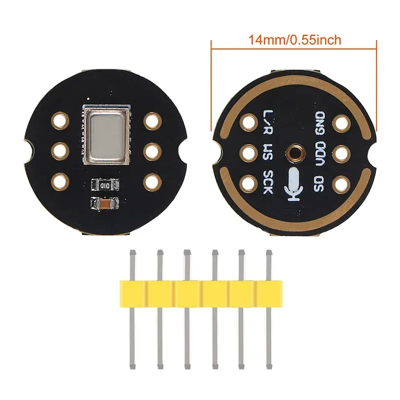 1-10 Buah INMP441 Modul Mikrofon Segala Arah Antarmuka I2S Modul Sensor Output Digital Presisi Tinggi MEMS Daya Rendah