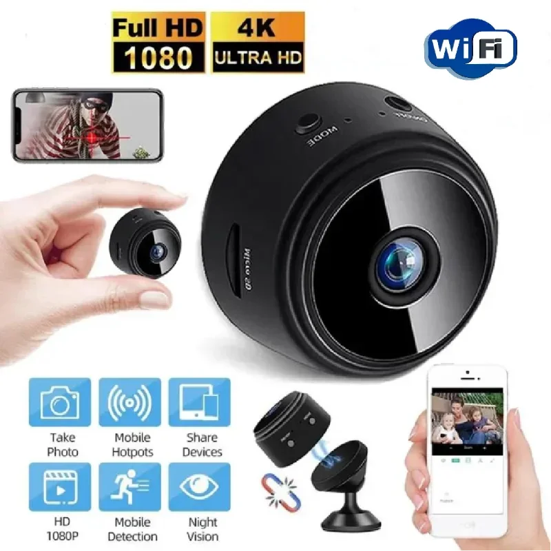 A9 Mini Camera 1080P Remote Monitor With Motion Night Version Voice Video Security Wireless Camcorders Surveillance Cameras